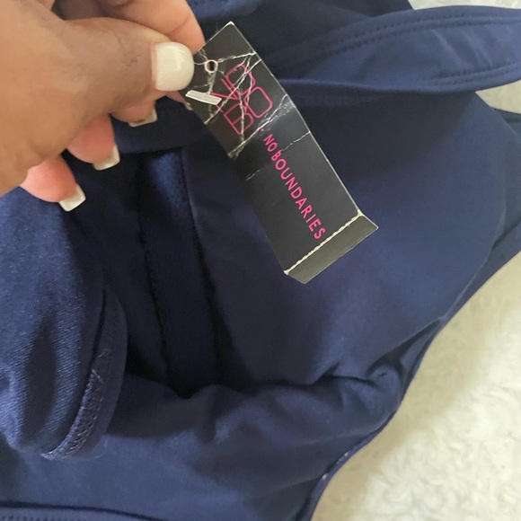 No Boundaries Navy Blue Swimwear - Picture 3 of 8